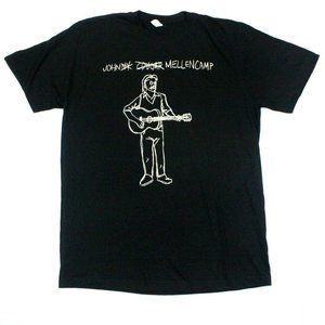 John Cougar Mellencamp Caricature T-Shirt - L